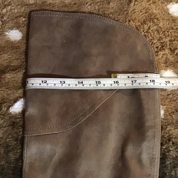 NEW Lucky Brand Tall Suede Taupe 8M - Picture 15 of 16